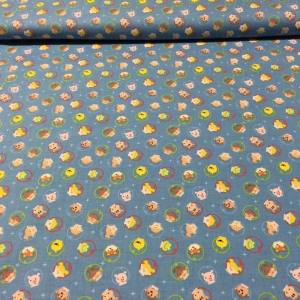 Tela patchwork muñecos